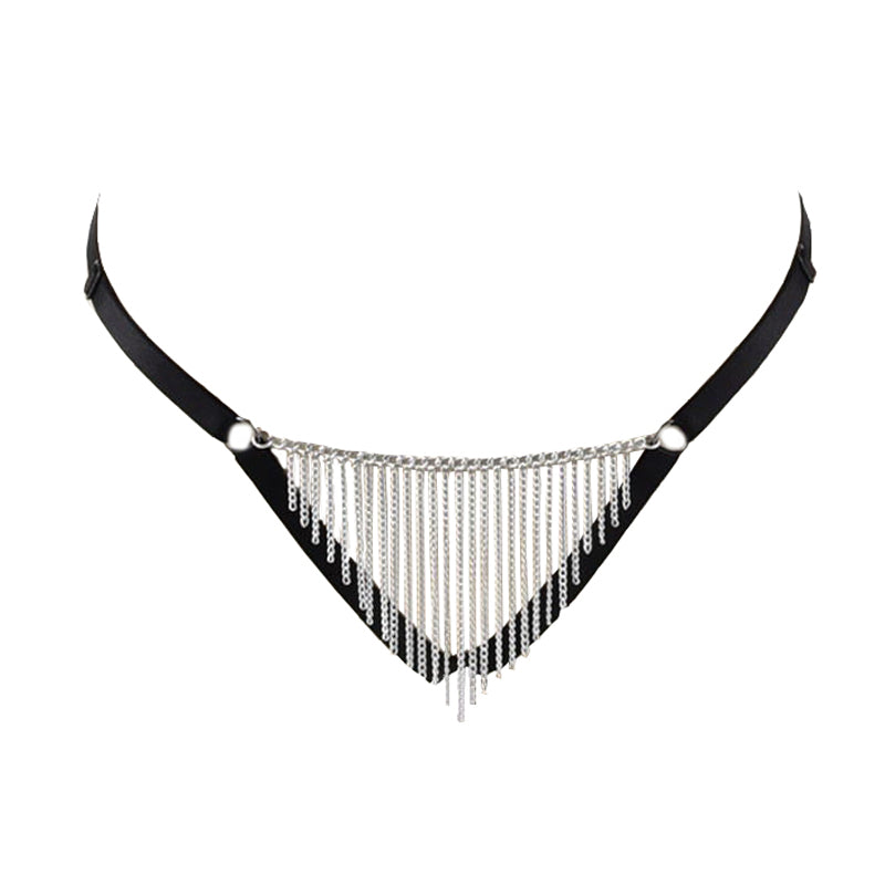 Crotchless Panties with Hardware Decoration L0017