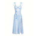 Sheer Dress Set with Butterflies 365