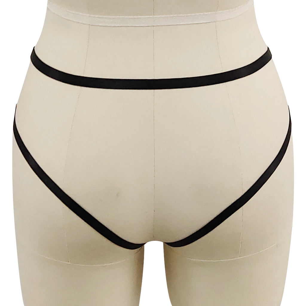 Strappy Crotchless Pantie L0094