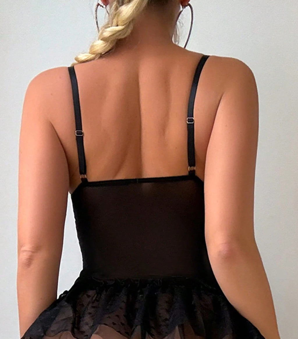 Bow-Tied Lace Dress 10471