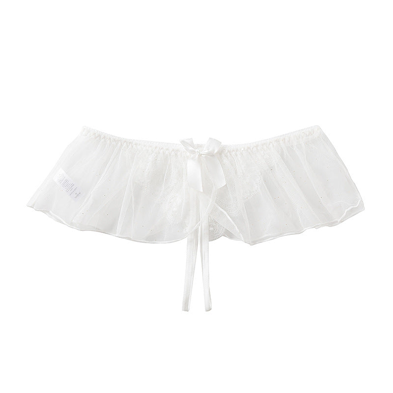 Starlight Tease Open-Crotch Skirted Panty C715