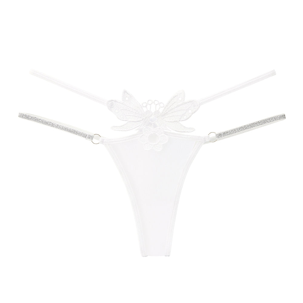 Silver Glow Thong Panties 2311