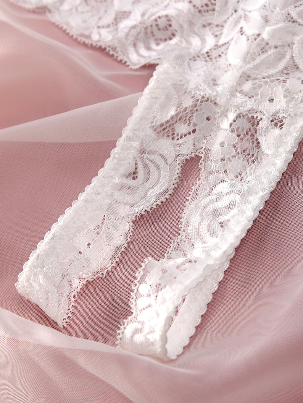 Crotchless Lace Bikini Set 91128