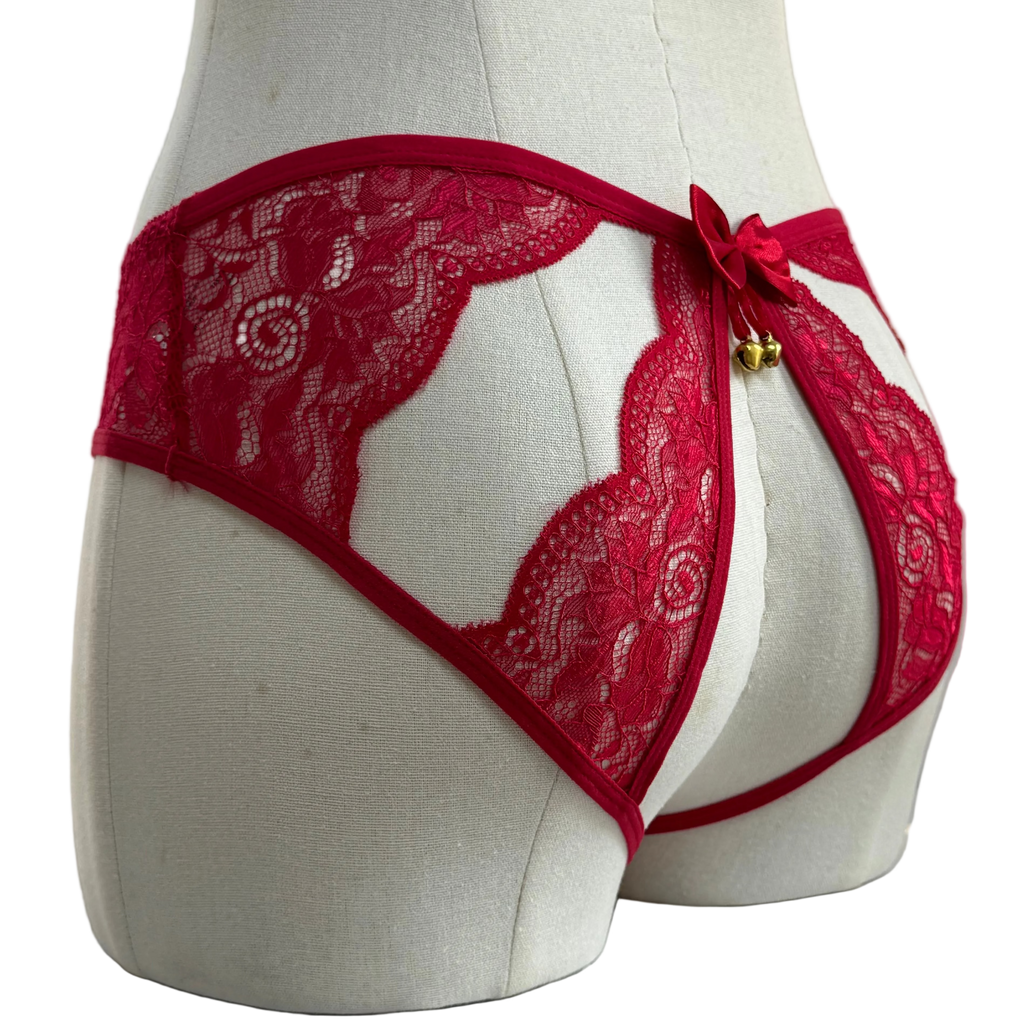 Charm Bell Holiday Special Crotchless Panties 3048
