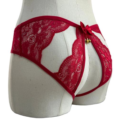 Charm Bell Holiday Special Crotchless Panties 3048