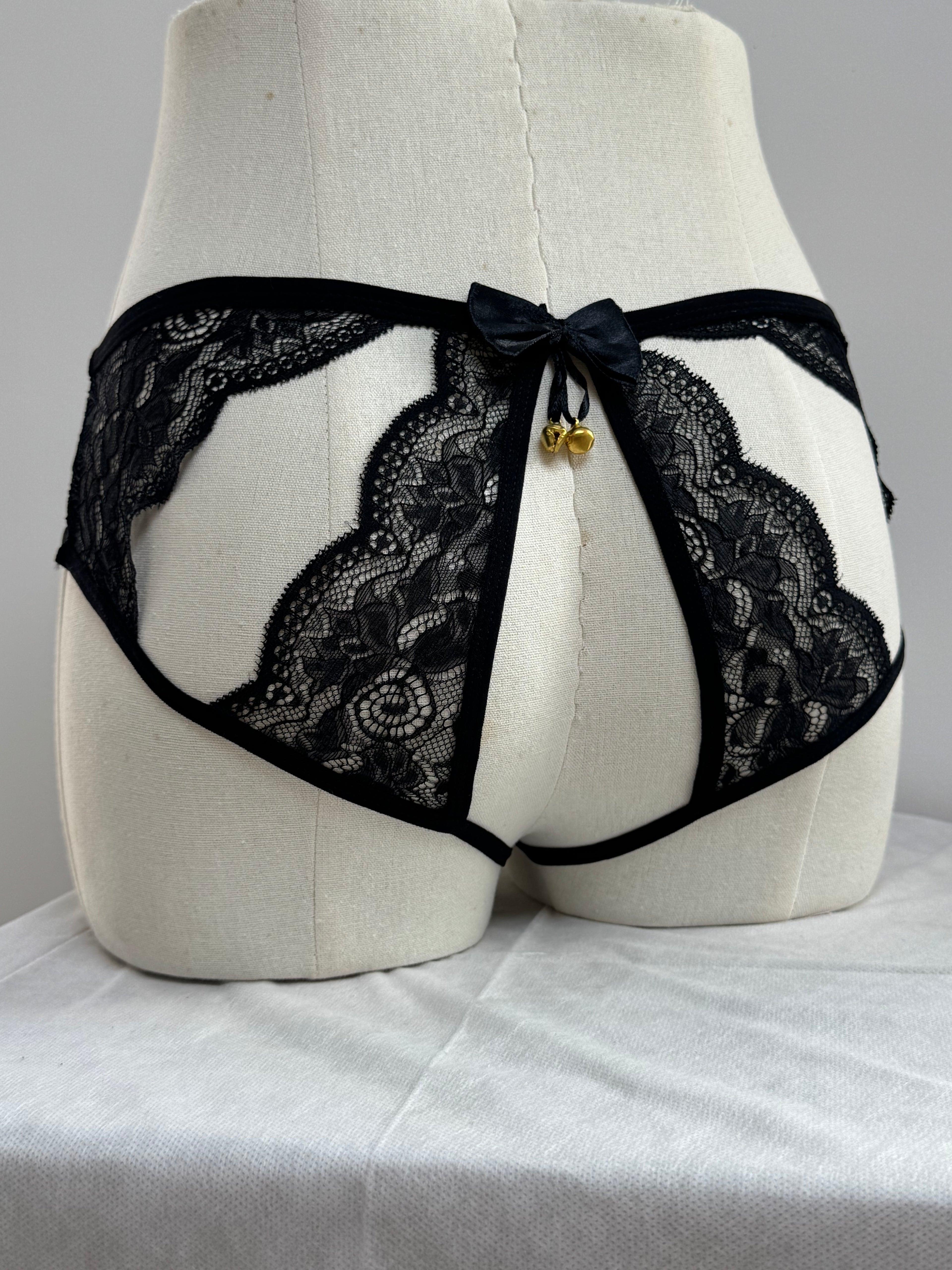 Charm Bell Holiday Special Crotchless Panties 3048