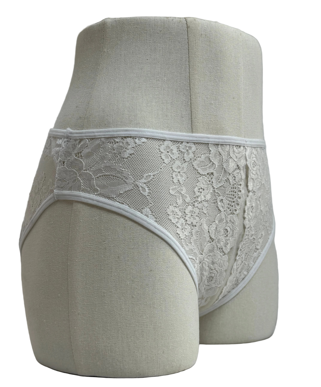 High Waist Crotchless Panties 5051