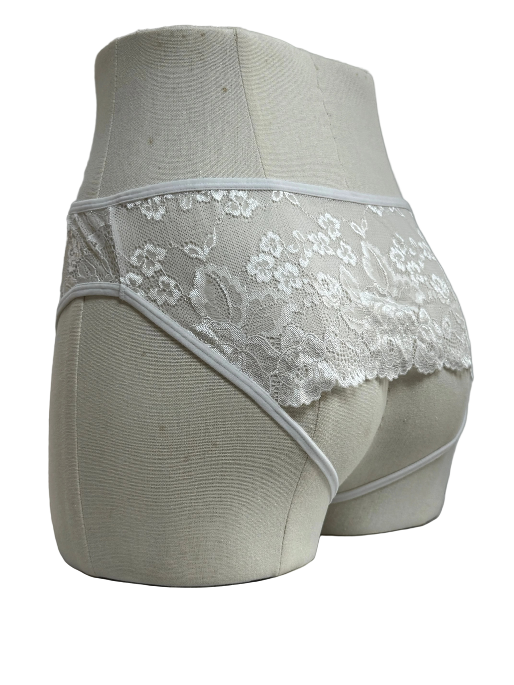 High Waist Crotchless Panties 5051