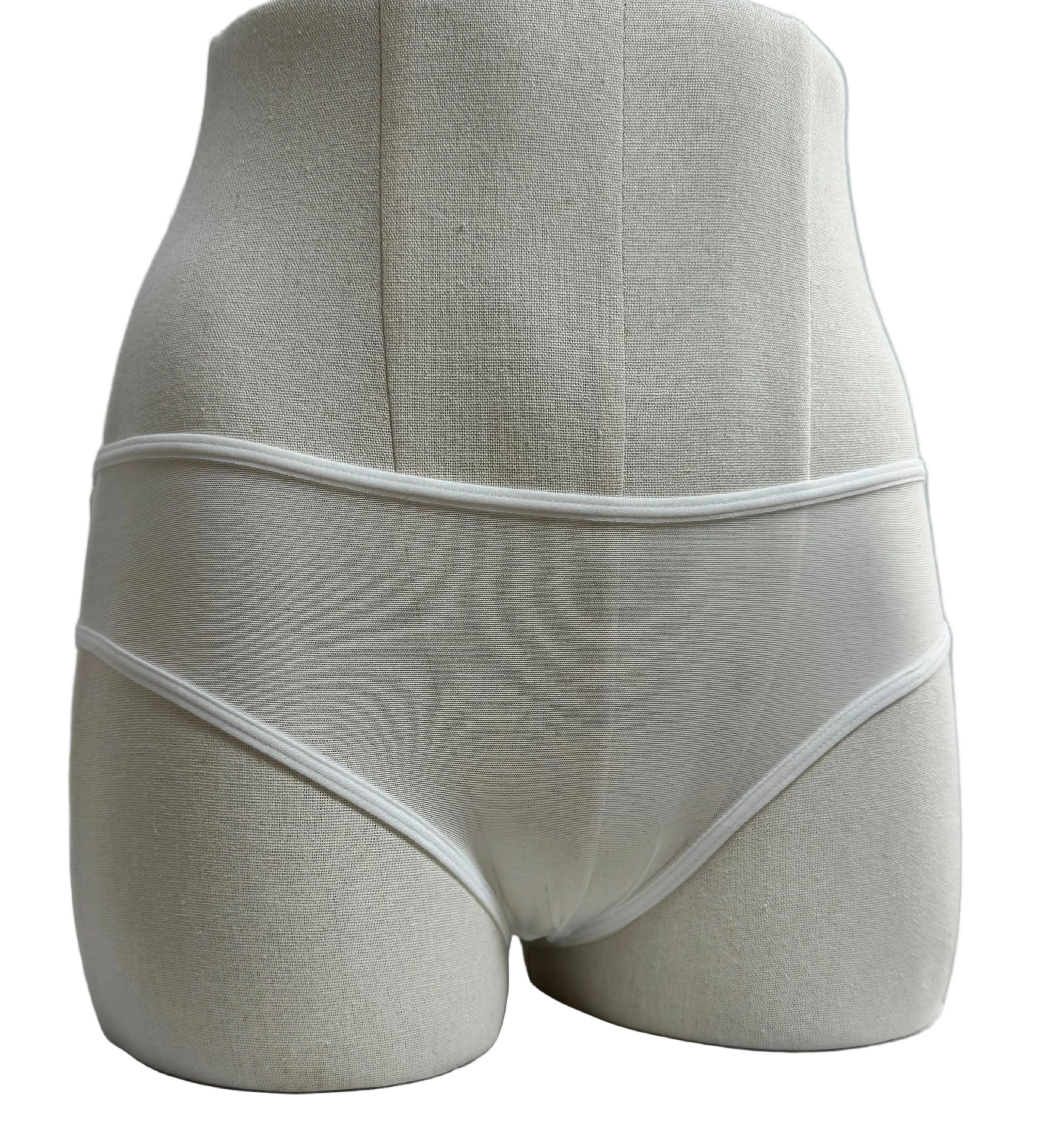 Wedding Vibe Sheer Crotchless Panties with Bow 7641