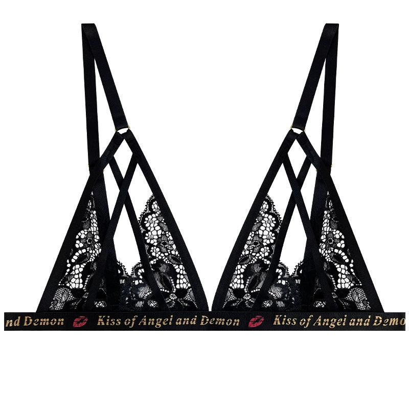 Crotchless Lace Bikini Set (Bra with Panties) 72005