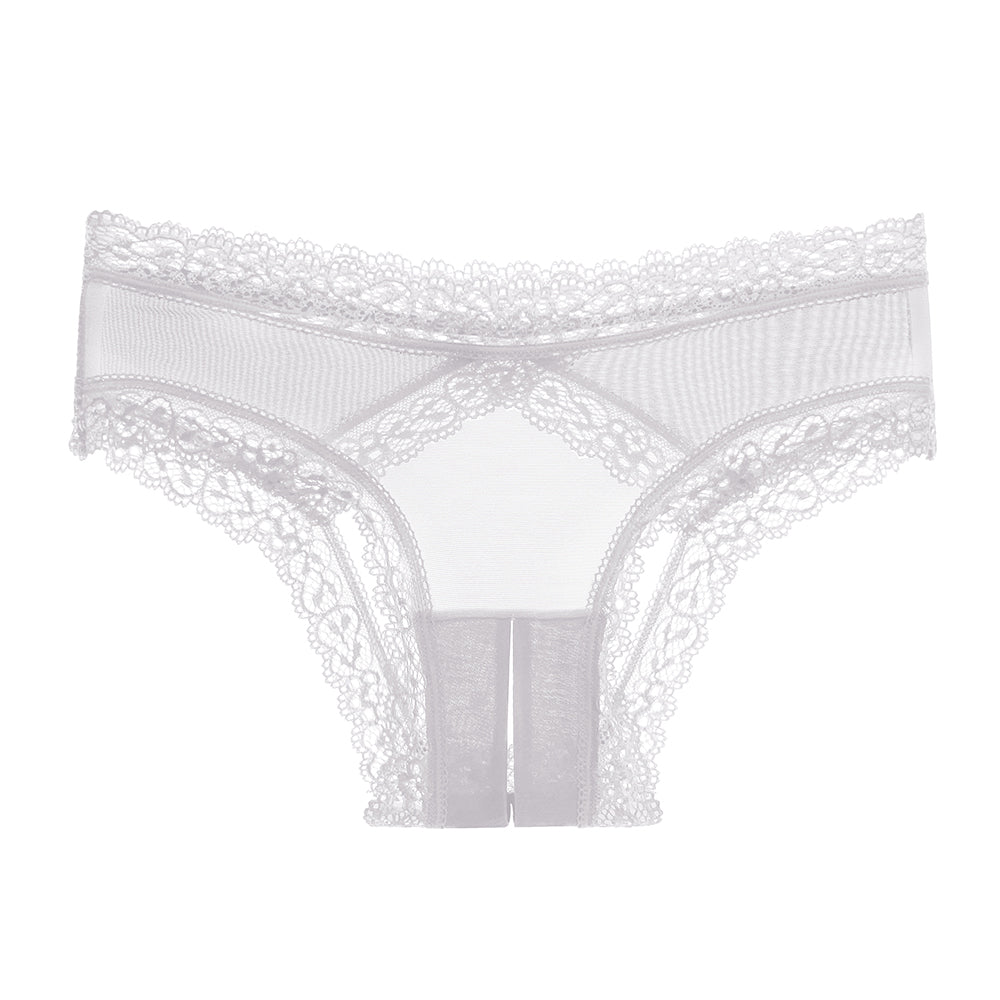 Sheer Crotchless Panties z5012